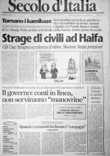giovedì 11 aprile 2002