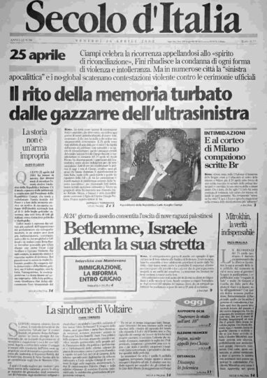 venerdì 26 aprile 2002