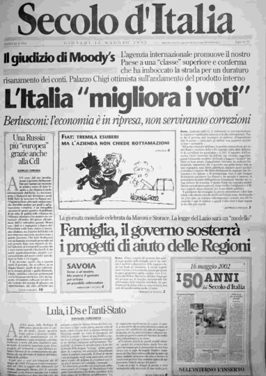 giovedì 16 maggio 2002