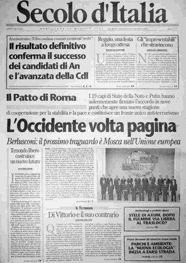 mercoledì 29 maggio 2002