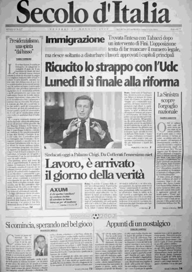 venerdì 31 maggio 2002