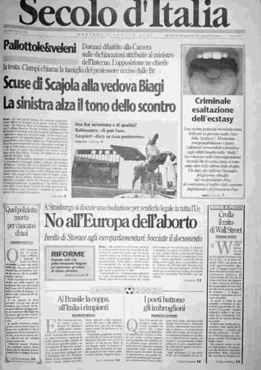 martedì 2 luglio 2002