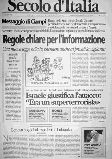 mercoledì 24 luglio 2002
