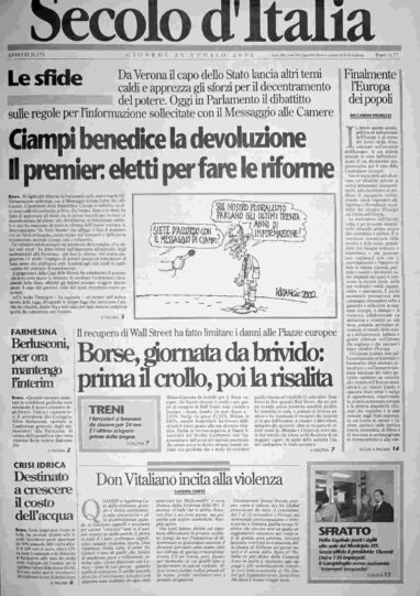 giovedì 25 luglio 2002