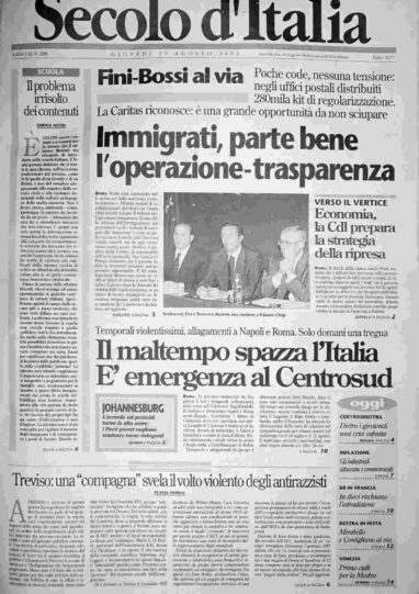 giovedì 29 agosto 2002