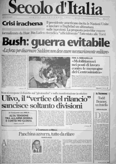 martedì 10 settembre 2002