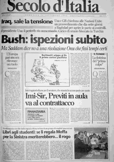domenica 29 settembre 2002