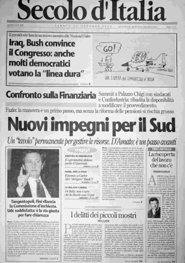 sabato 12 ottobre 2002