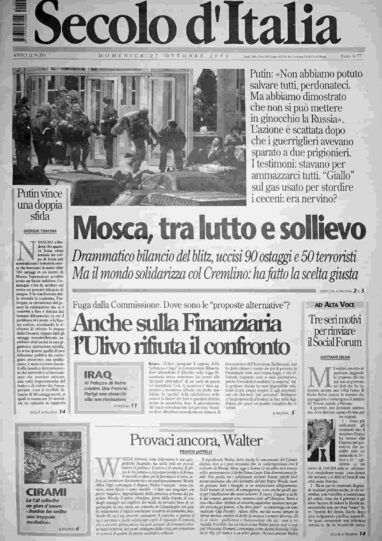 domenica 27 ottobre 2002