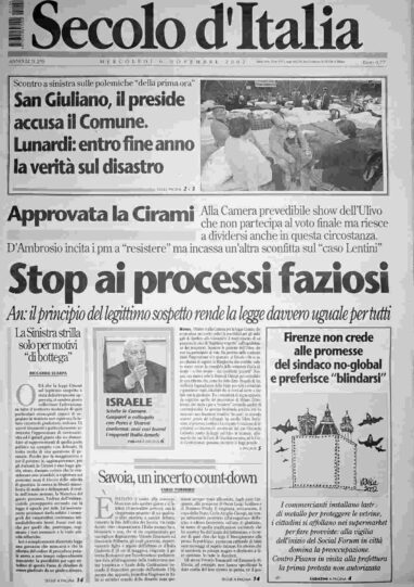 mercoledì 6 novembre 2002