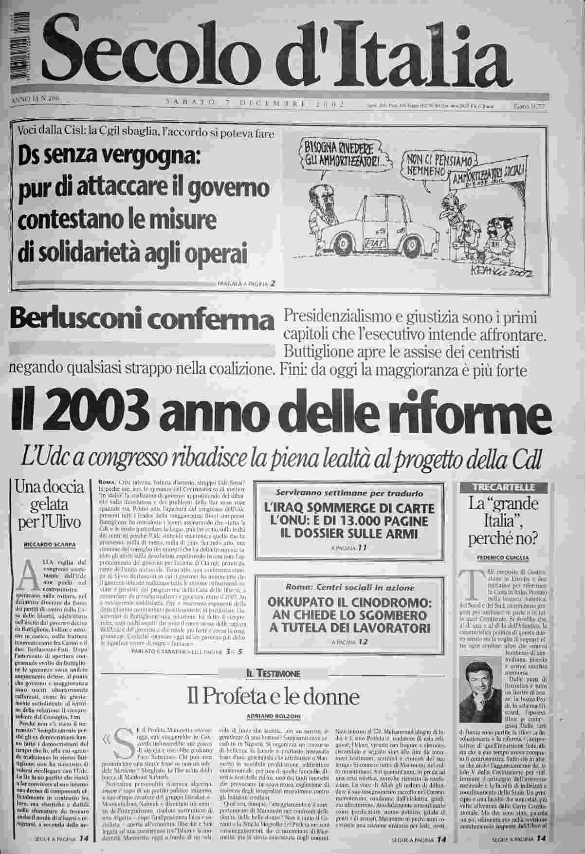 sabato 7 dicembre 2002