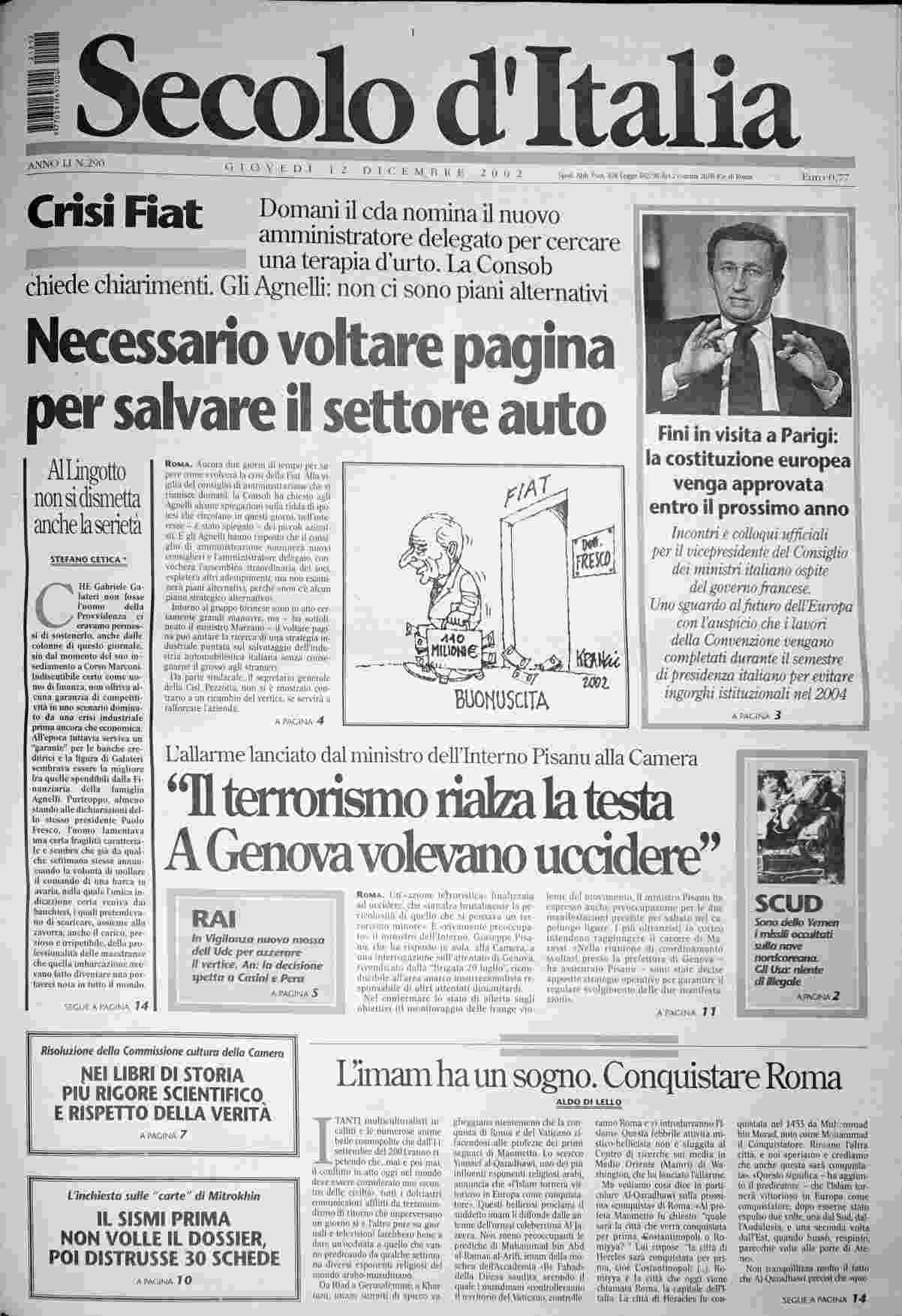 giovedì 12 dicembre 2002