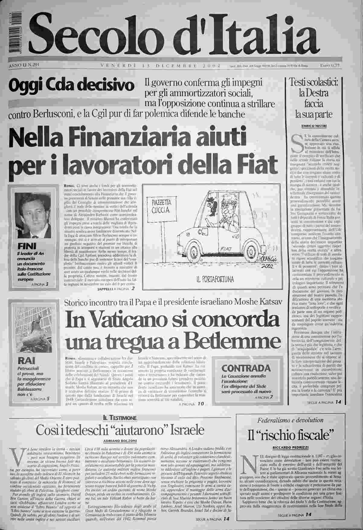 venerdì 13 dicembre 2002