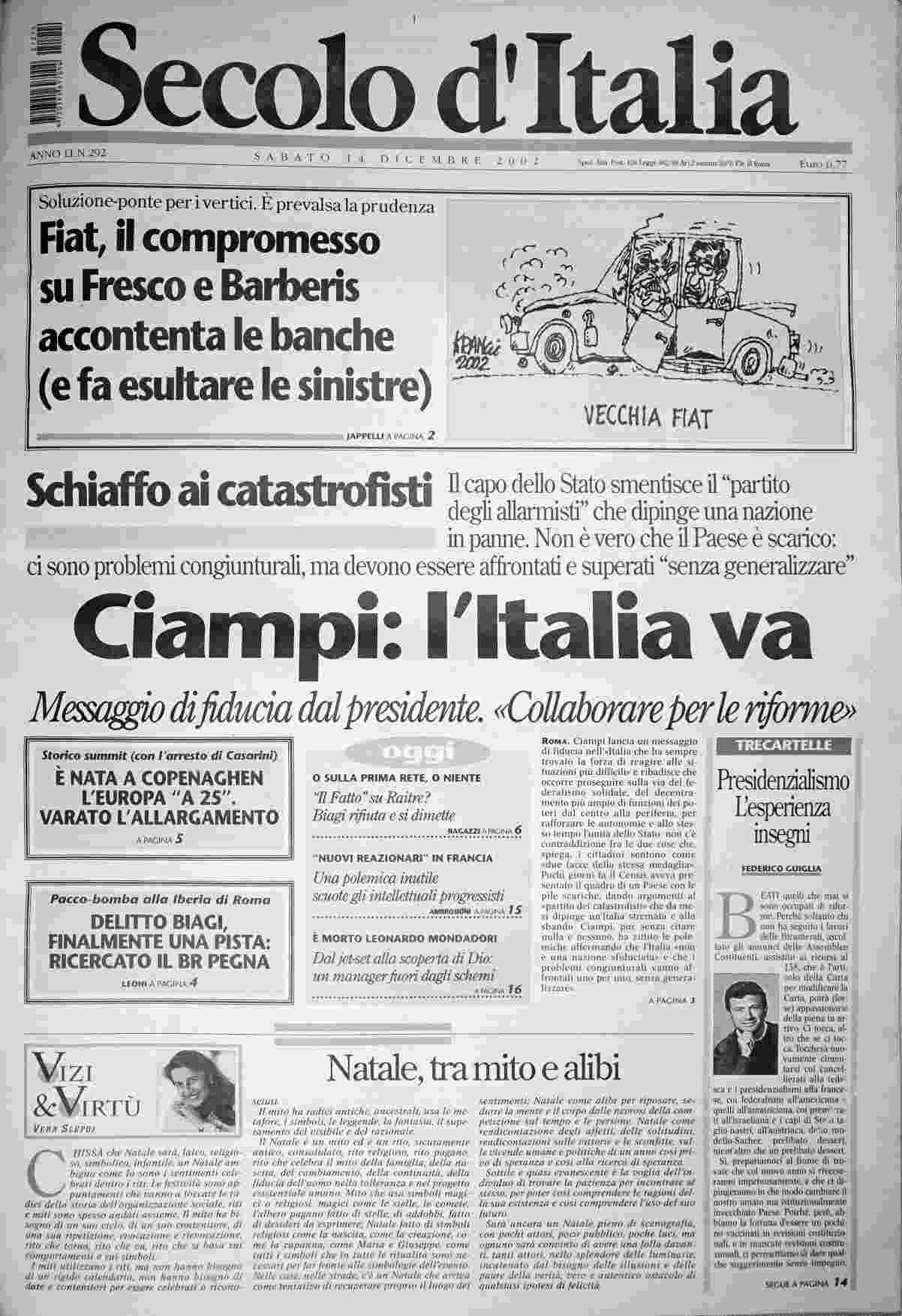 sabato 14 dicembre 2002