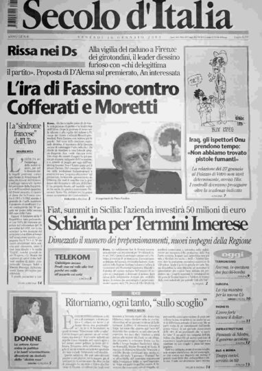 venerdì 10 gennaio 2003