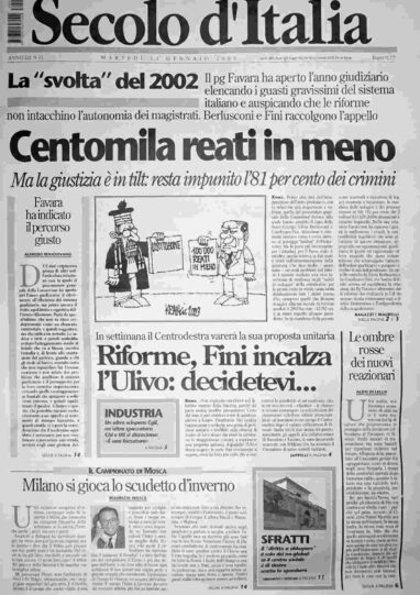 martedì 14 gennaio 2003