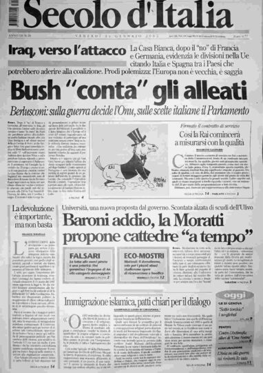 venerdì 24 gennaio 2003