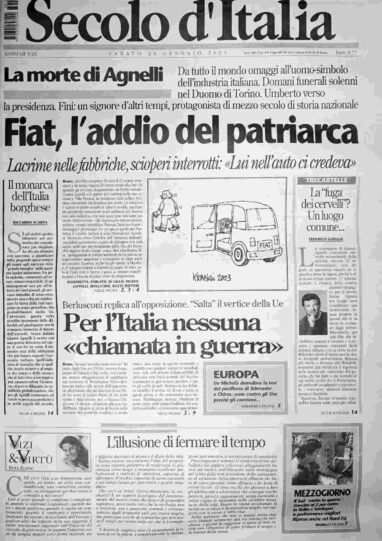 sabato 25 gennaio 2003