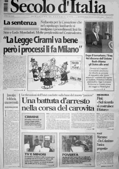 mercoledì 29 gennaio 2003