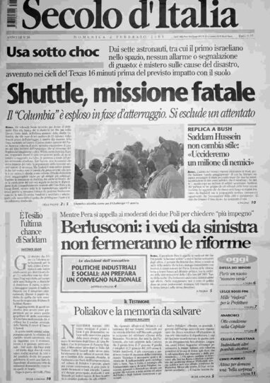 domenica 2 febbraio 2003