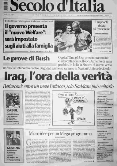 mercoledì 5 febbraio 2003
