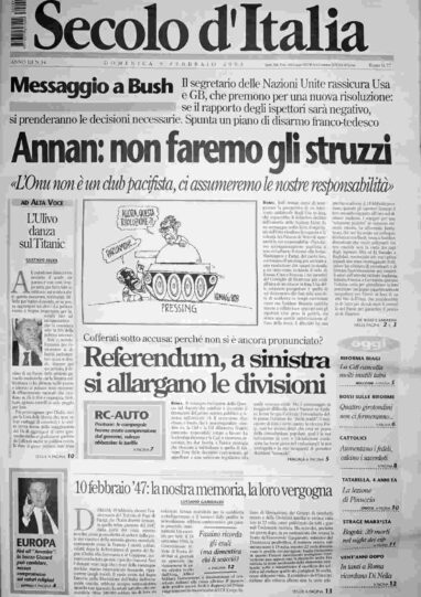 domenica 9 febbraio 2003