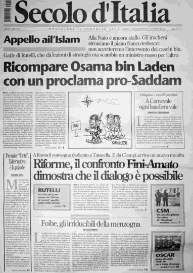 mercoledì 12 febbraio 2003