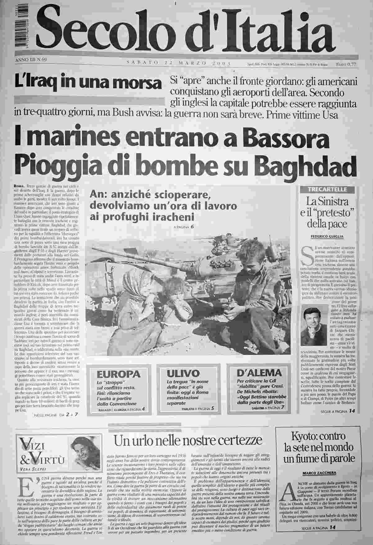 sabato 22 marzo 2003