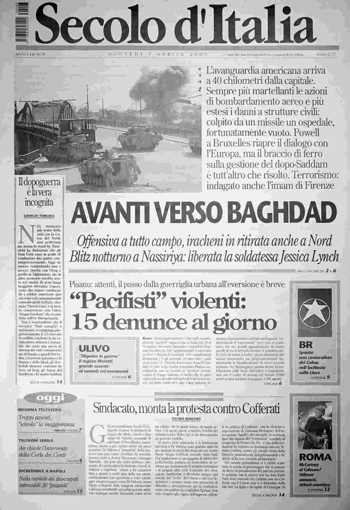 giovedì 3 aprile 2003