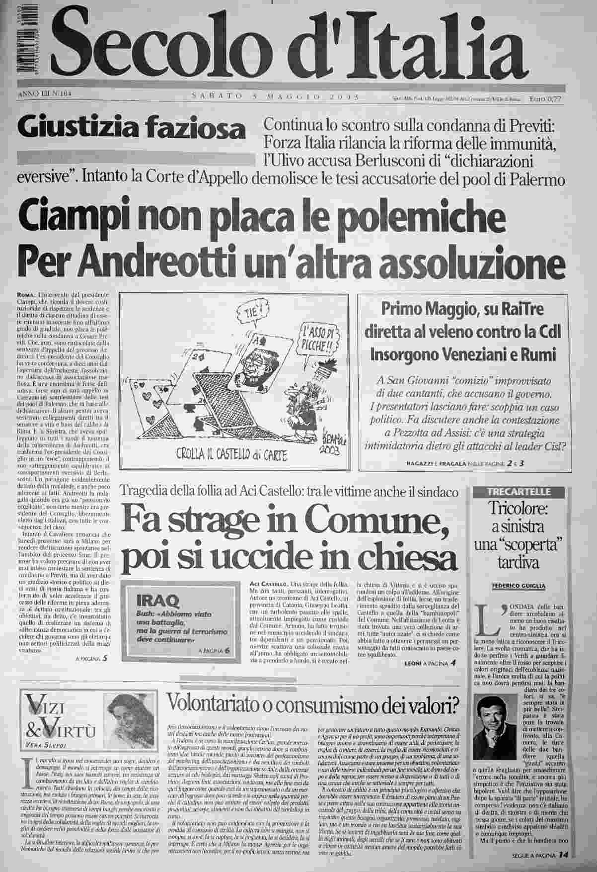 sabato 3 maggio 2003