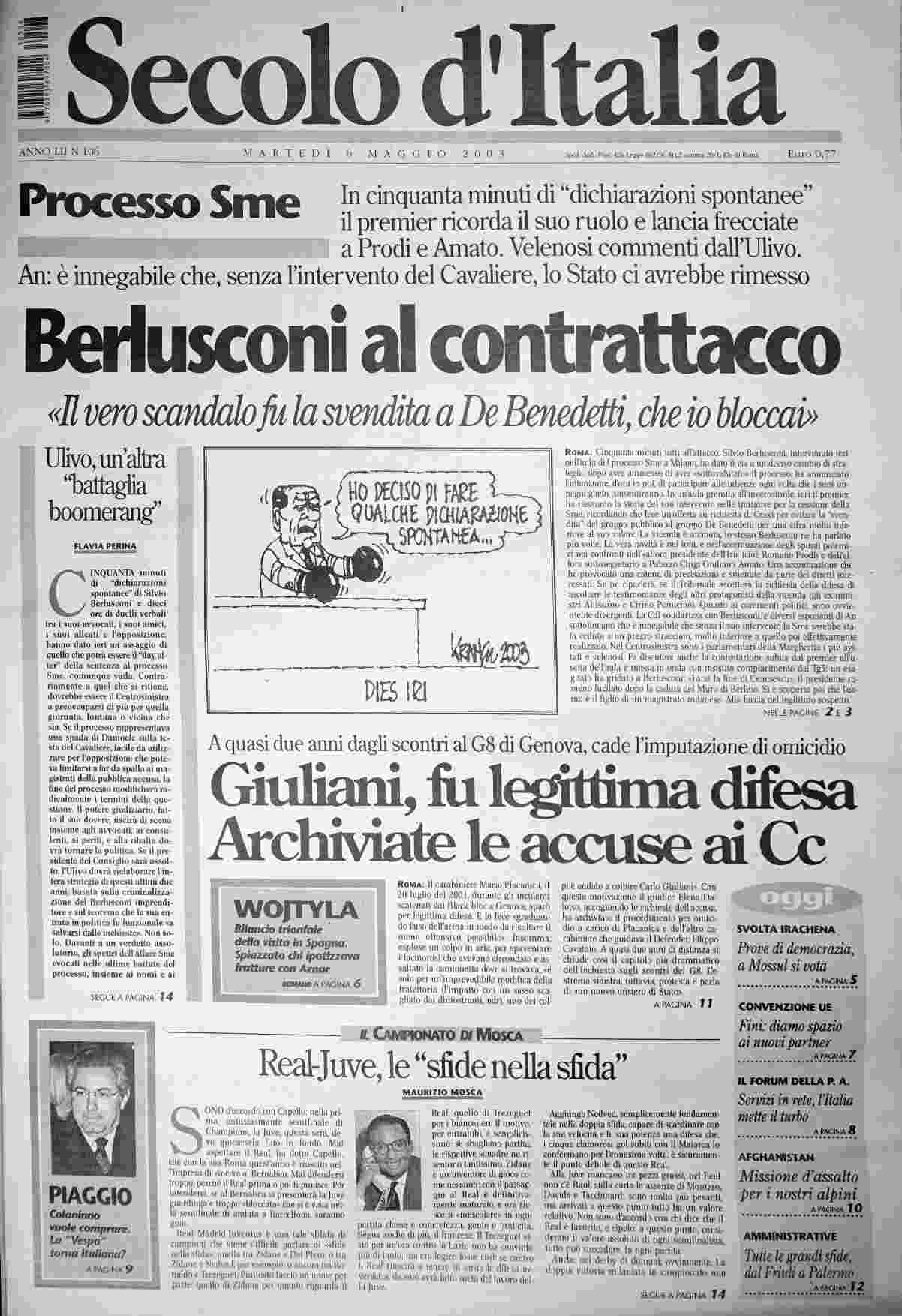 martedì 6 maggio 2003