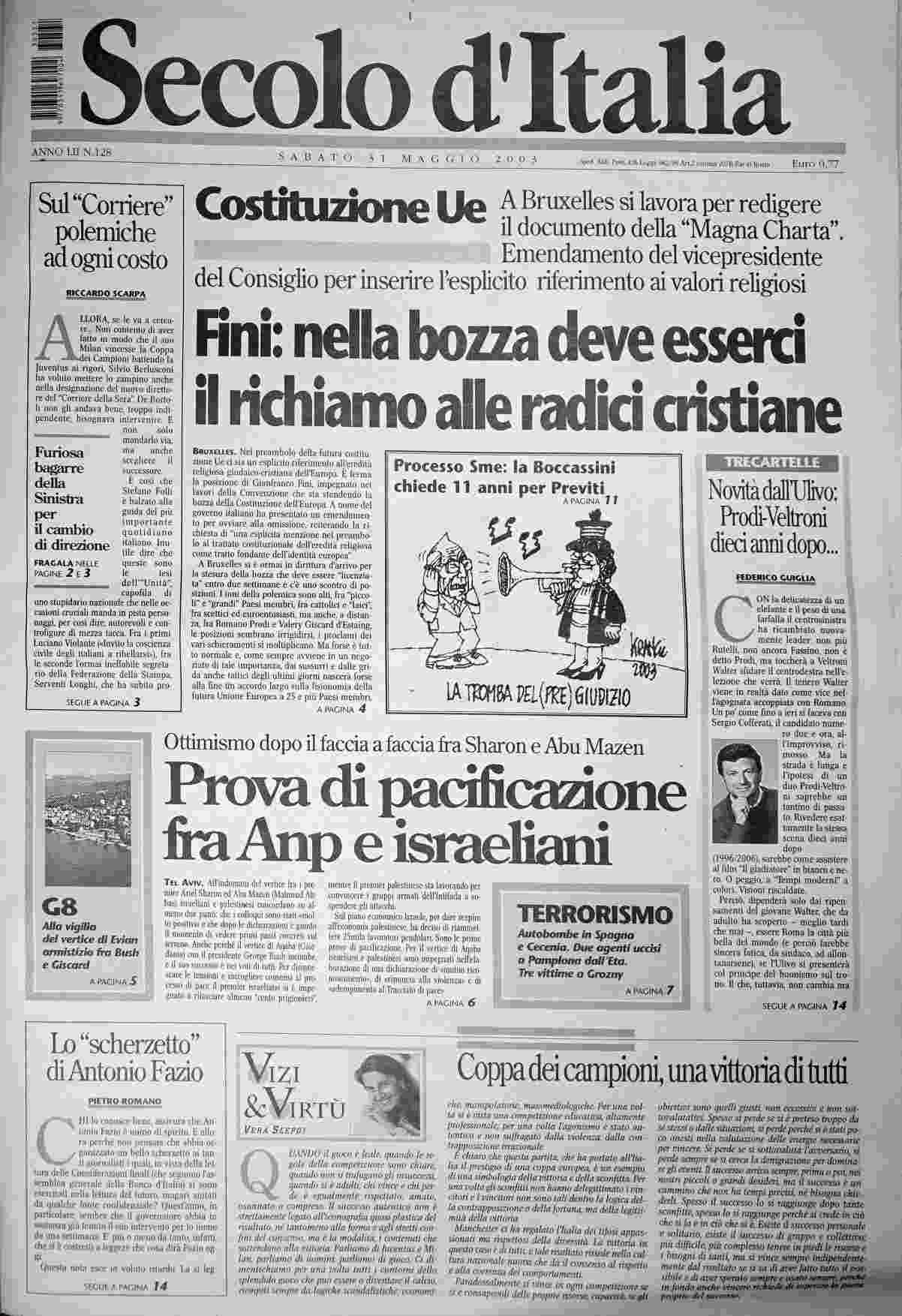 sabato 31 maggio 2003