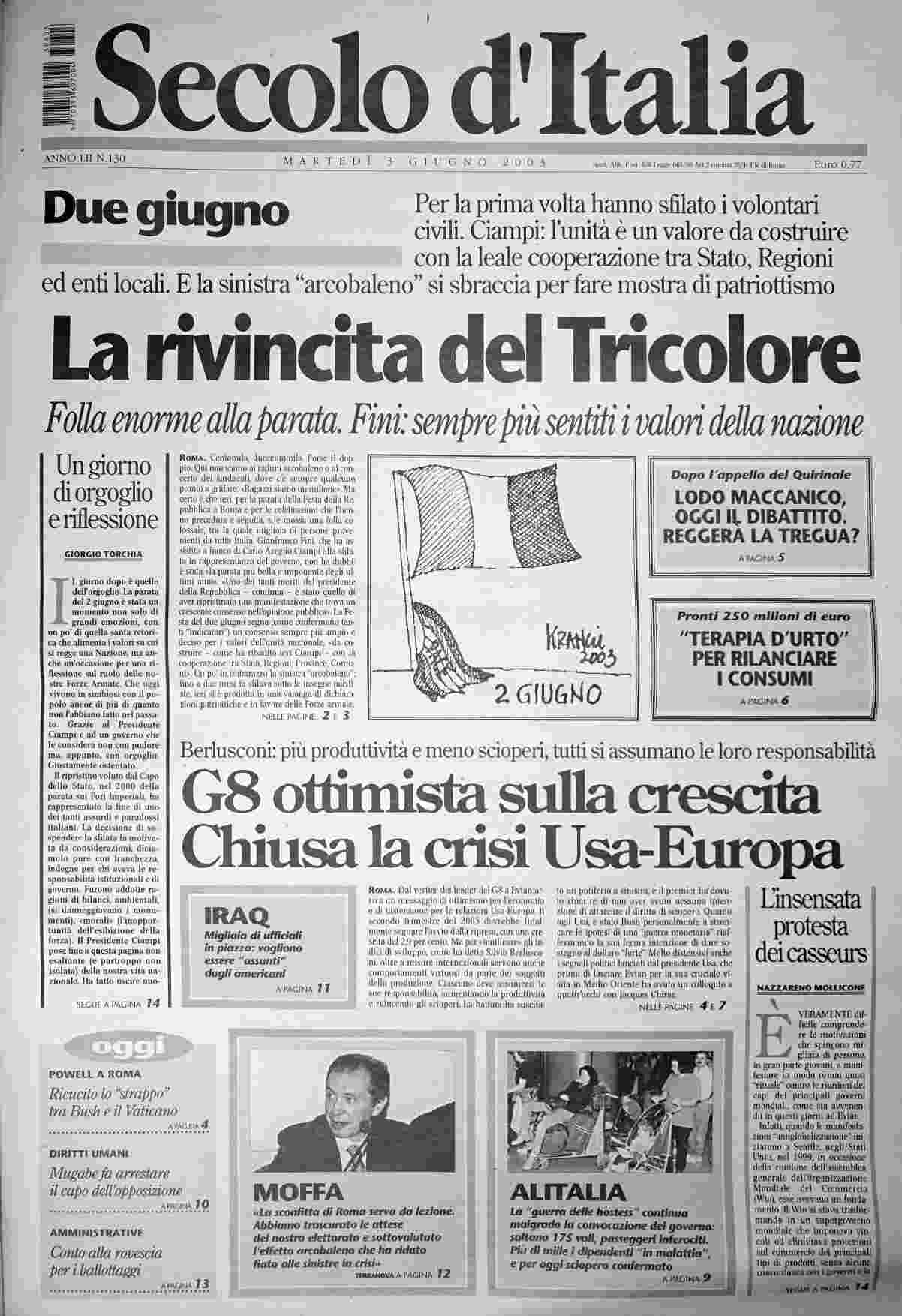 martedì 3 giugno 2003