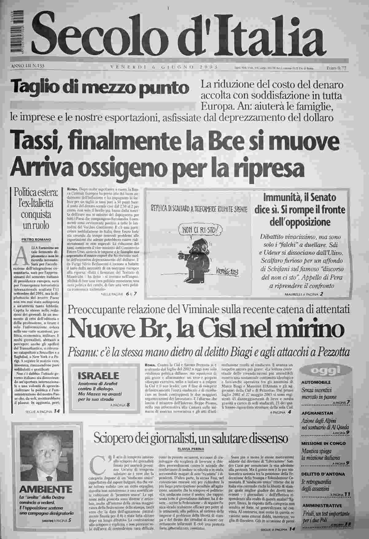 venerdì 6 giugno 2003