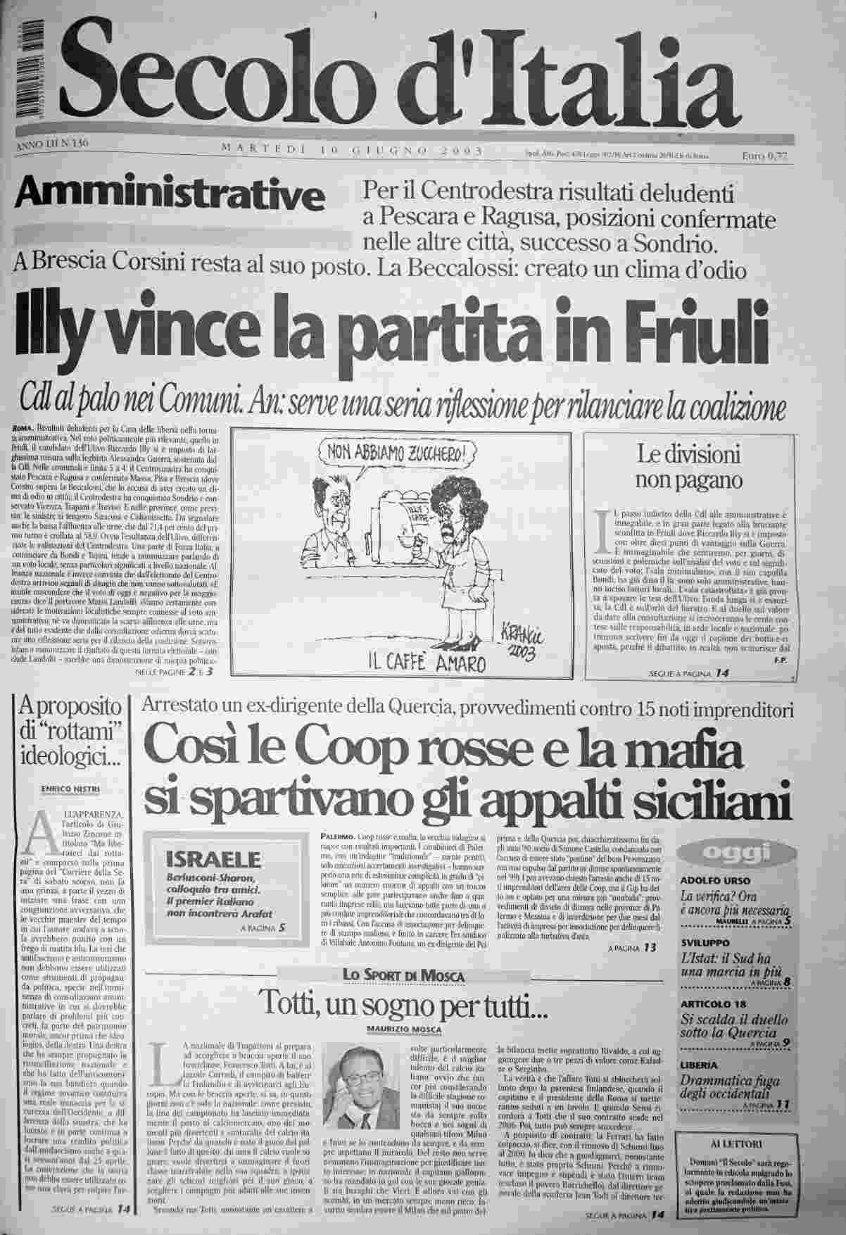 martedì 10 giugno 2003