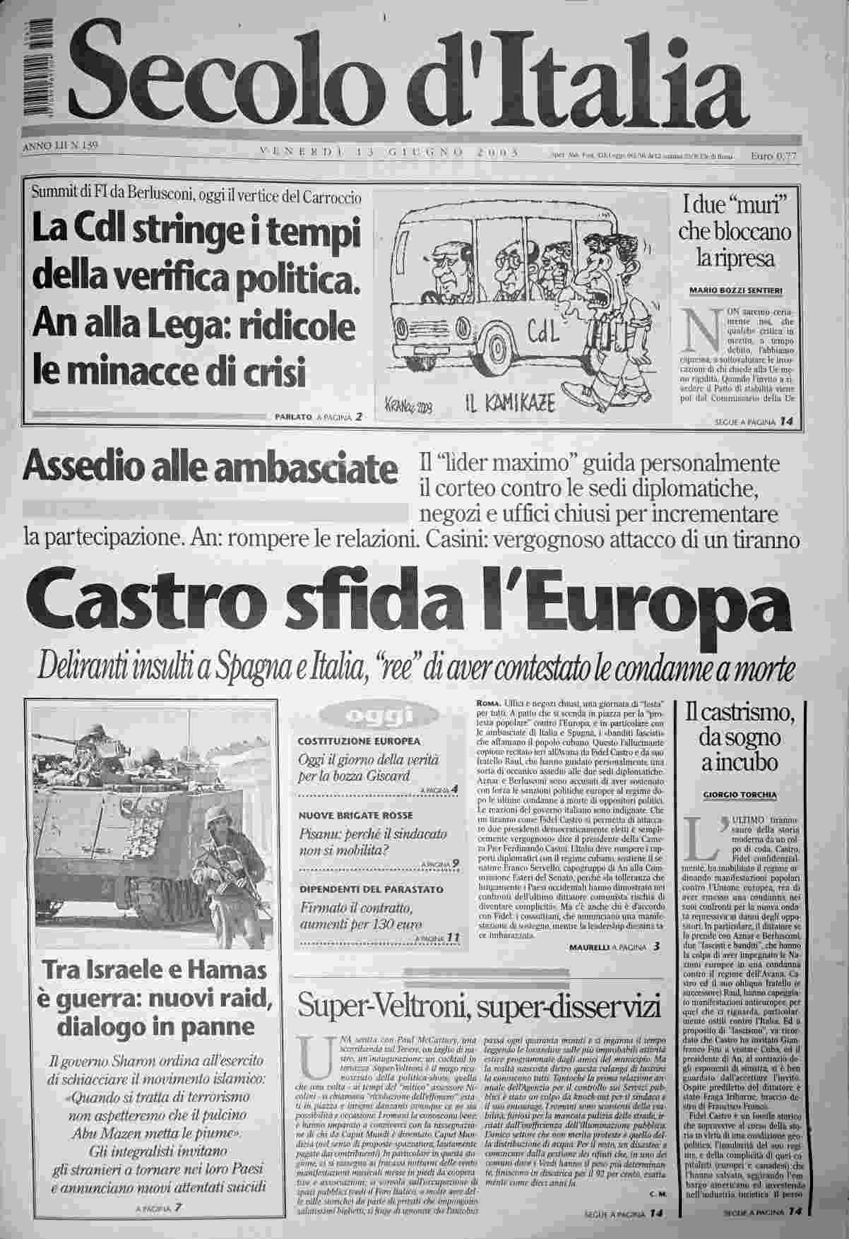 venerdì 13 giugno 2003