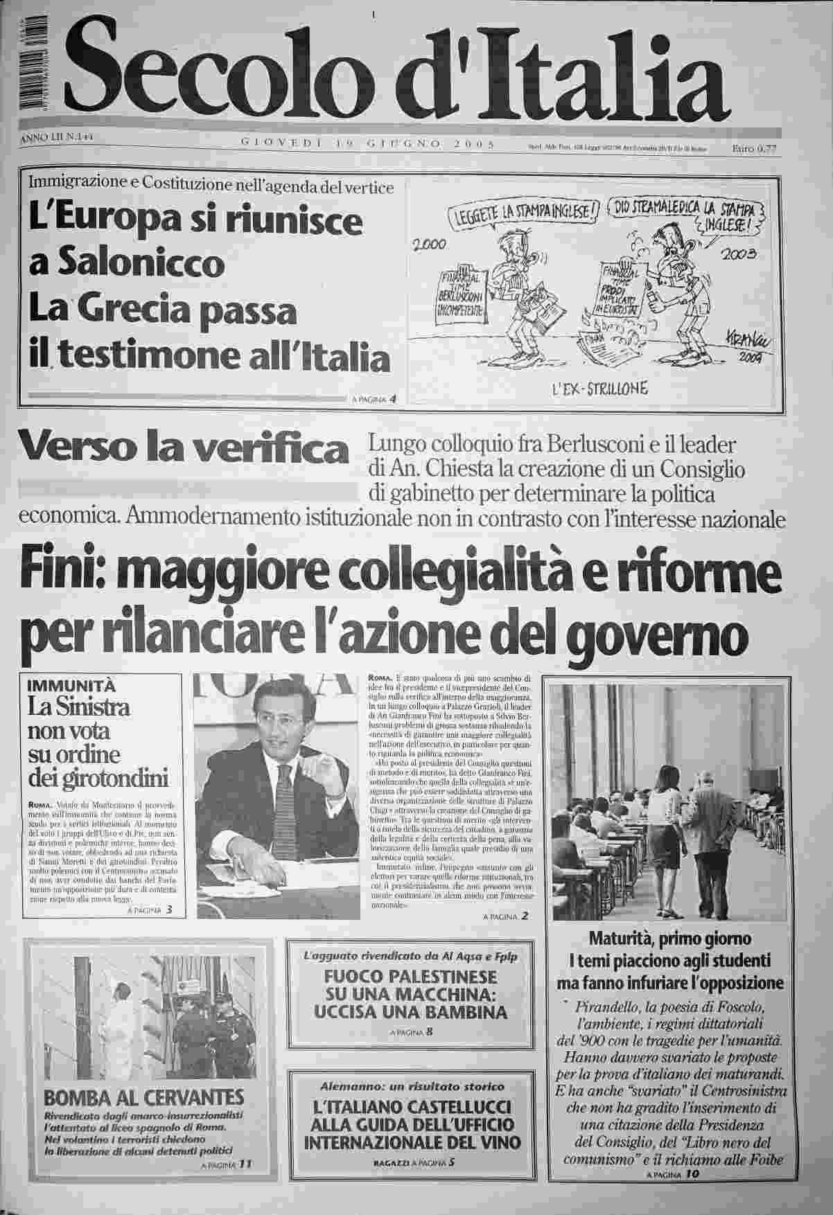 giovedì 19 giugno 2003