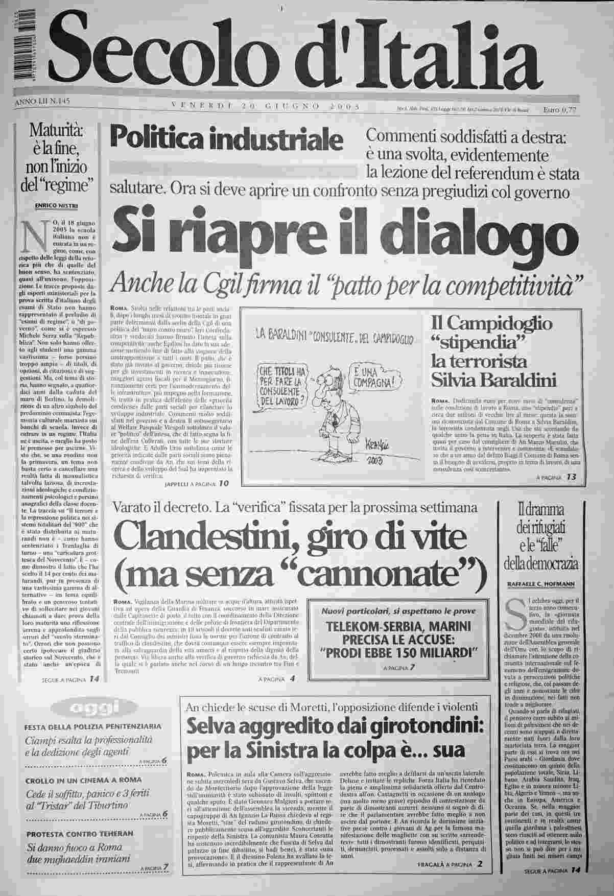 venerdì 20 giugno 2003