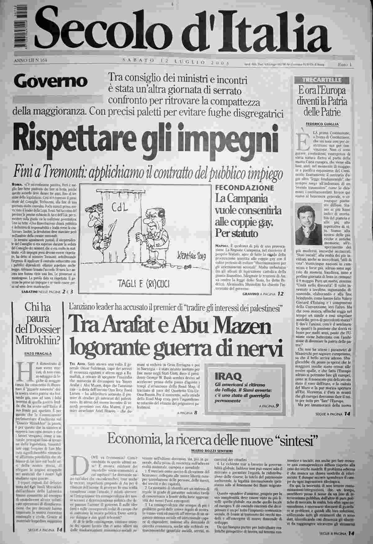 sabato 12 luglio 2003