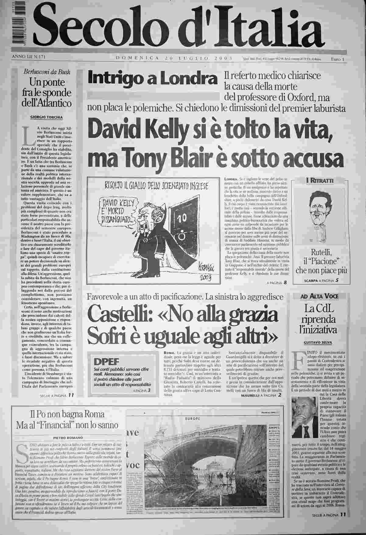 domenica 20 luglio 2003