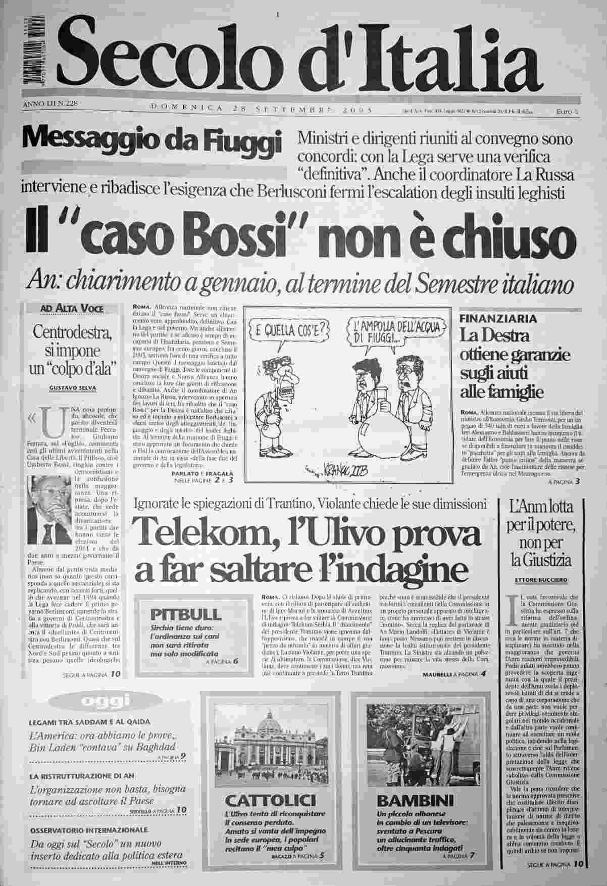domenica 28 settembre 2003
