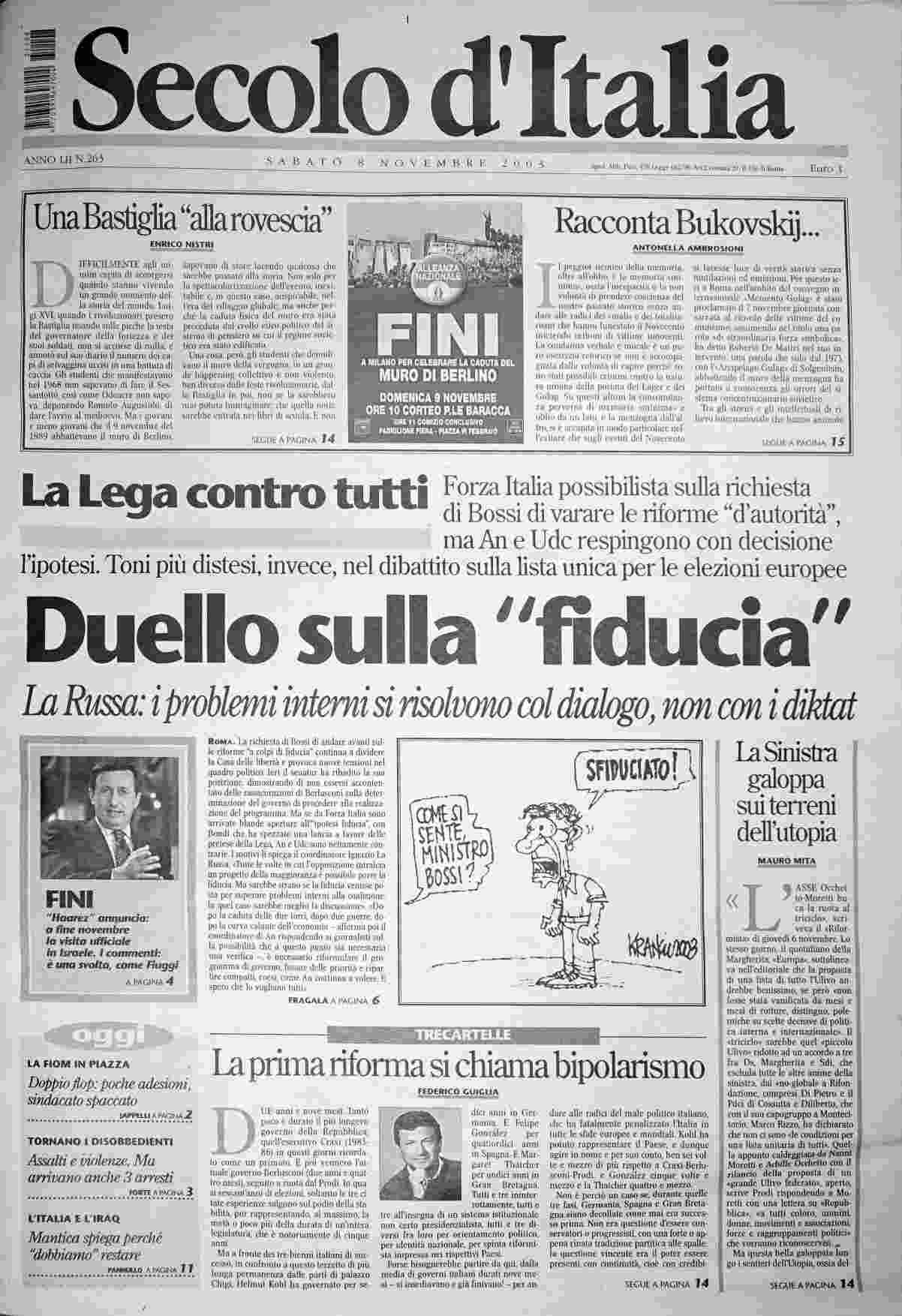 sabato 8 novembre 2003