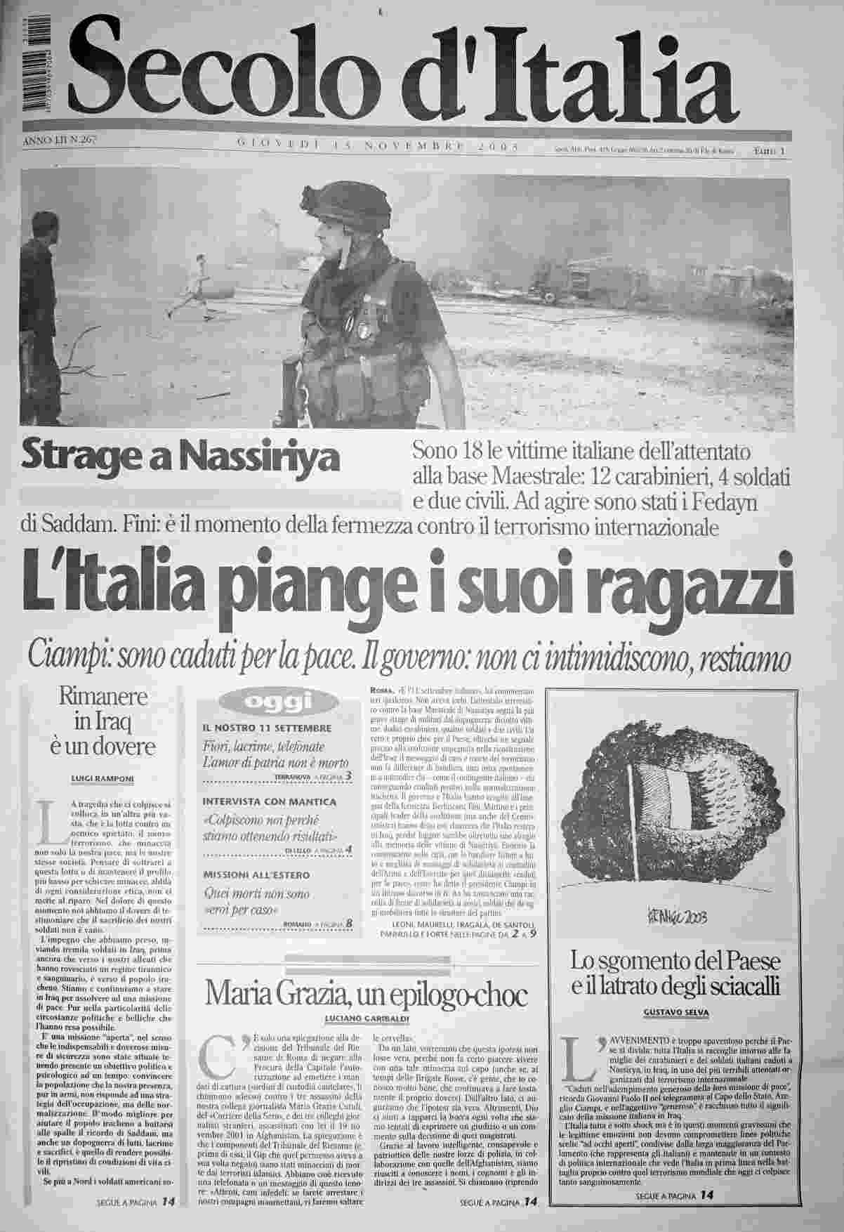 giovedì 13 novembre 2003