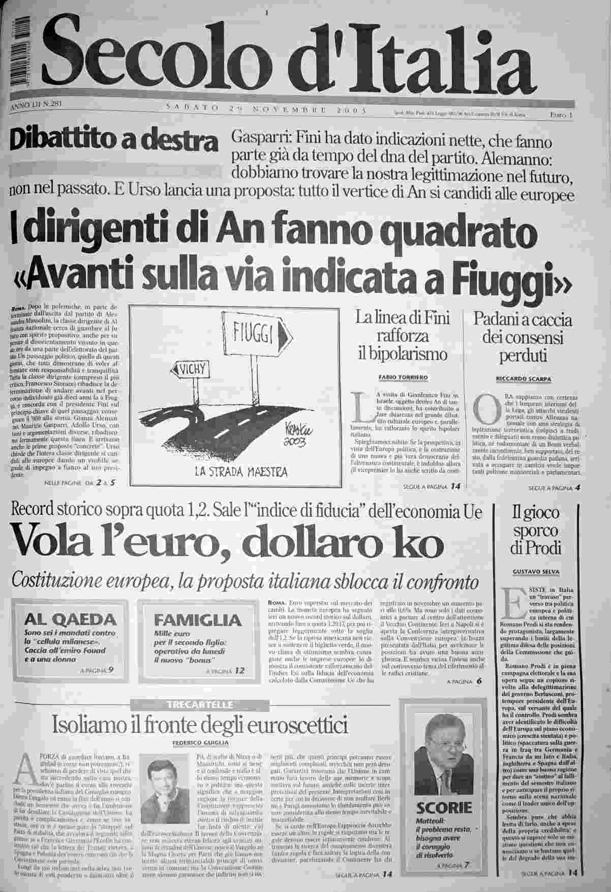 sabato 29 novembre 2003