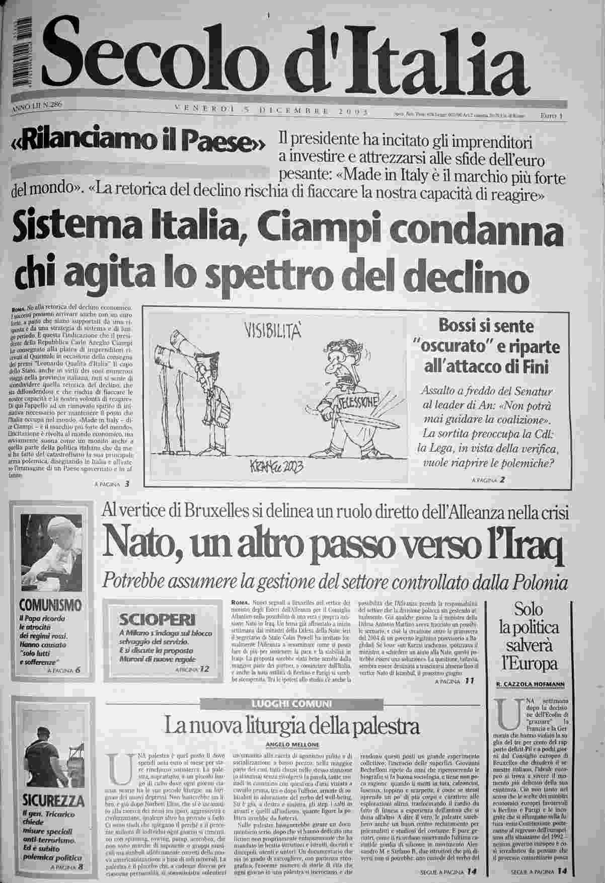 venerdì 5 dicembre 2003