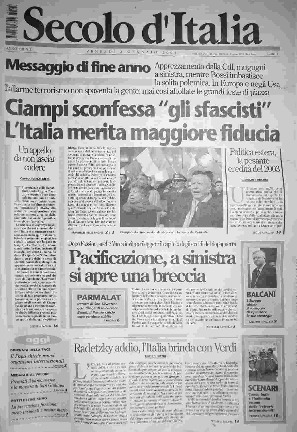 venerdì 2 gennaio 2004