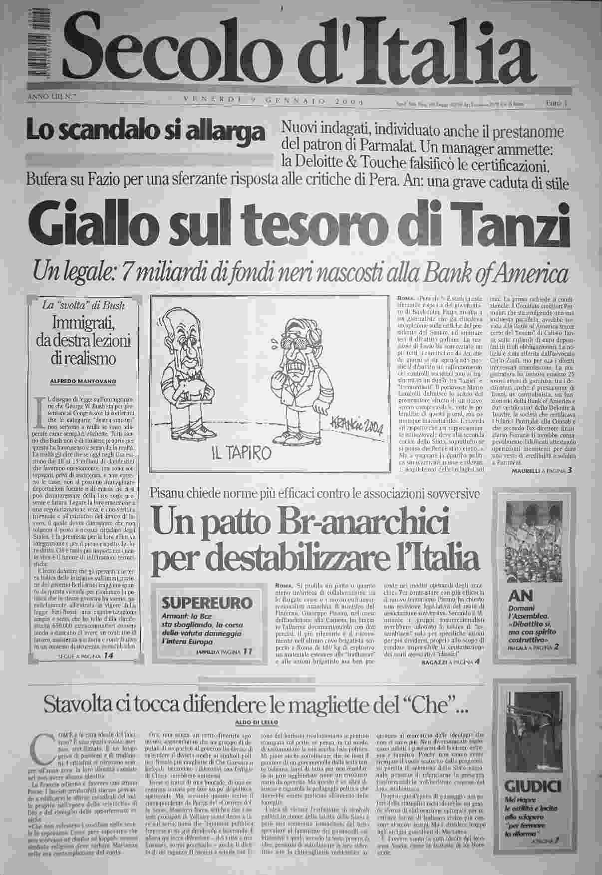 venerdì 9 gennaio 2004