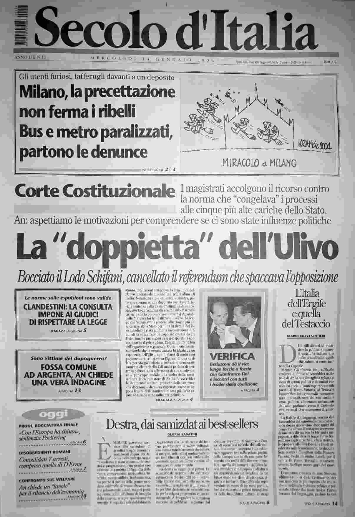 mercoledì 14 gennaio 2004