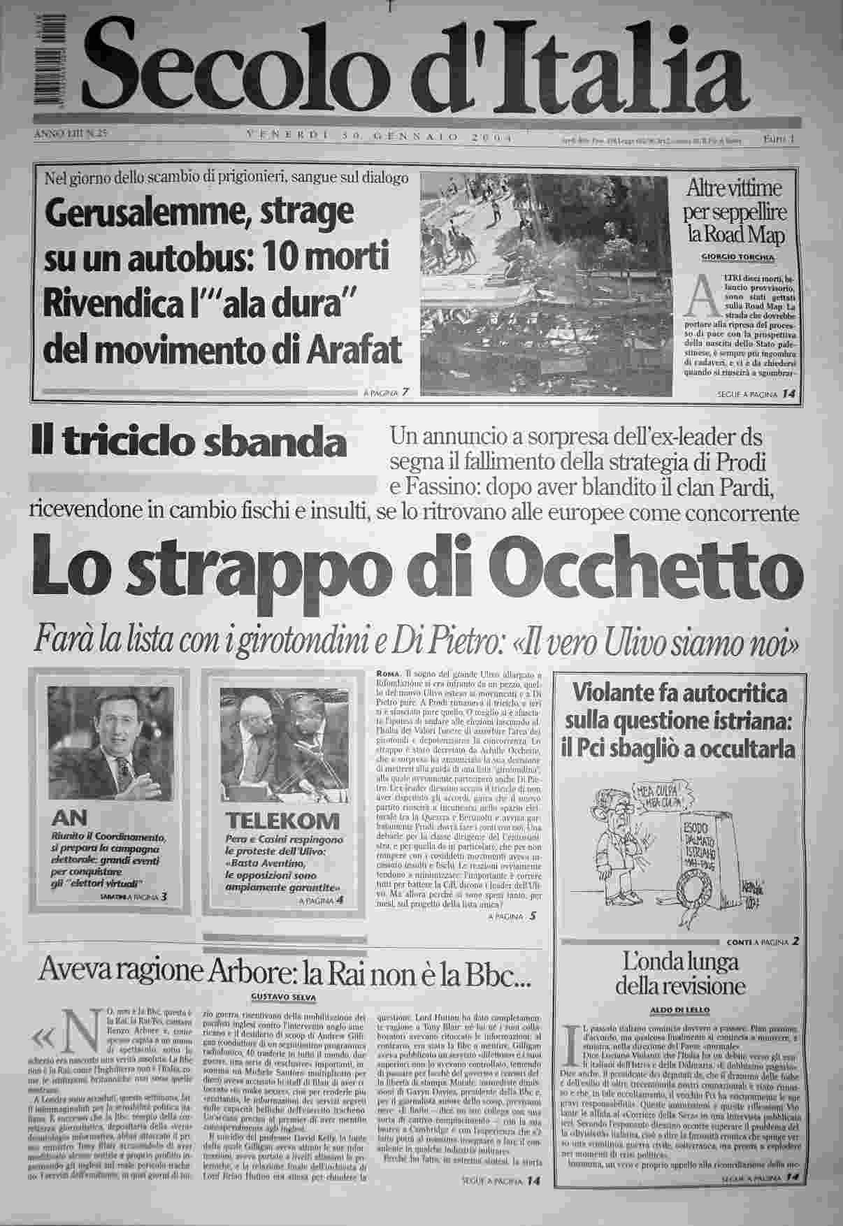 venerdì 30 gennaio 2004