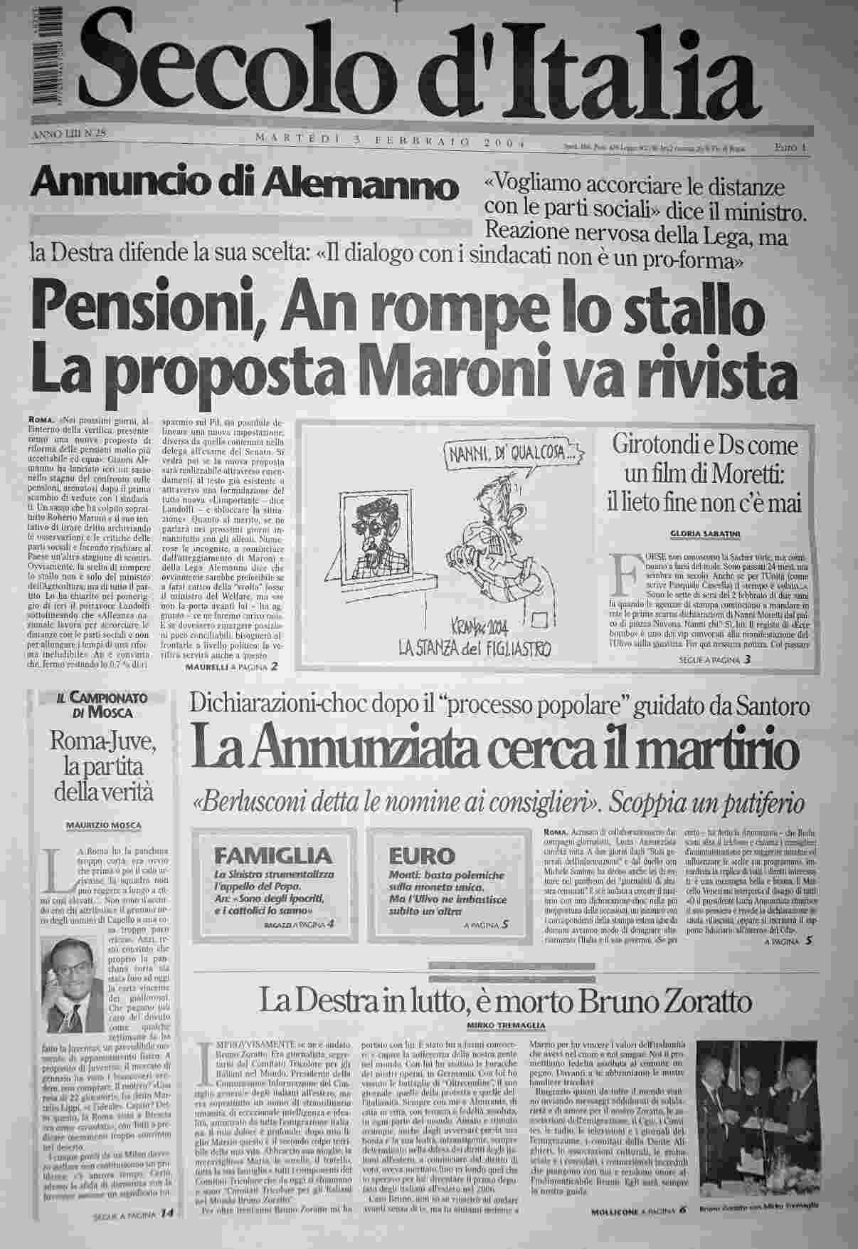 martedì 3 febbraio 2004